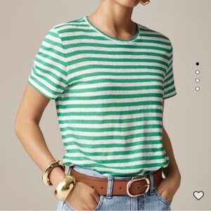J. Crew Relaxed Linen T-shirt. Size L